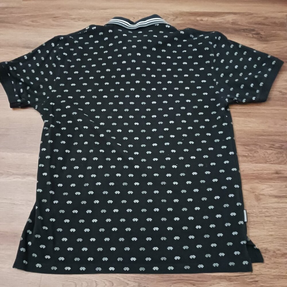 Vtg Mecca Black Polo Shirt Size‎ XL Y2K Streetwear - Picture 4 of 4